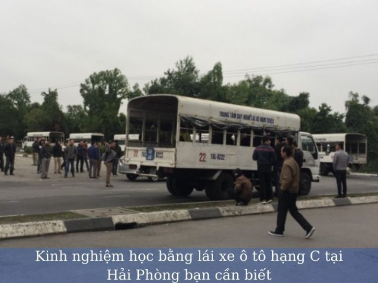 Trung tâm học bằng lái xe ô tô hạng C Hải Phòng